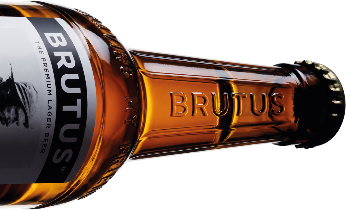 Botella de cerveza BRUTUS